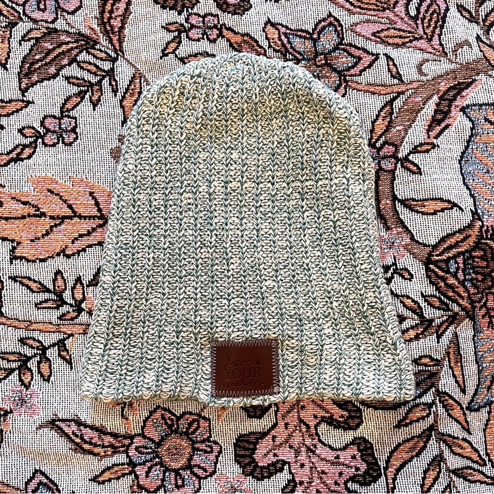 Love your melon long beanie